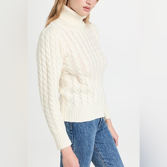 Madeleine Thompson Cashmere Cable Knit Sweater - Picture 1 of 8
